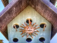Happy Sun Birdhouse