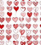 Heart Red Scribble Imagen prediseñada