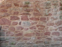 Irregular Medieval Sandstone Wall