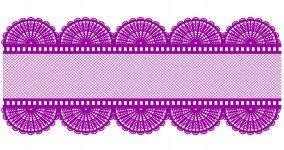 Lace Border Purple