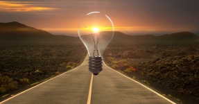 Lightbulb, idé, innovation,