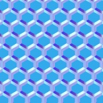 Metallic blue geometric texture