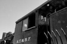 Stary pociąg lokomotyw
