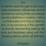 Om definition i hinduism