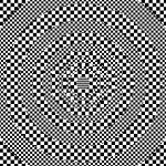 Optical illusion background