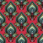 Paisley Ornament Background
