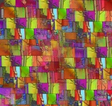 Pastel Abstract Squares Background