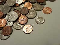 Pilha de moedas
