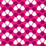 Růžový fialový textilní vzor