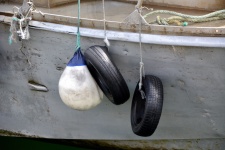 Tires and boat