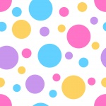 Polka Dots Kolorowe Tło