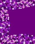Purple greeting card background