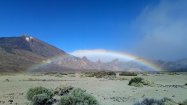 Rainbow At Taide Volcano