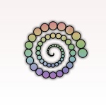 Rainbow ball spiral