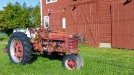 Red Old Tractor