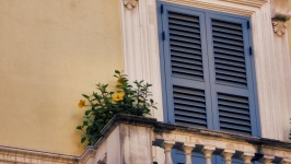 Řím Balkon