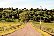 Strada di campagna rustica