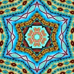 Mandala fabric - 3