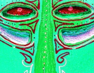 Tribal Mask Green