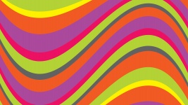 Waves Background Colorful