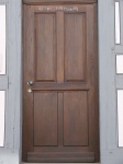 Drewniane drzwi