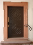 Wooden Door Sandstone Frame