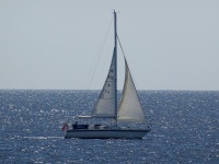 Yacht sull'oceano