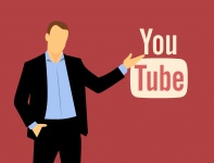 Icona di youtube, logo youtube, social