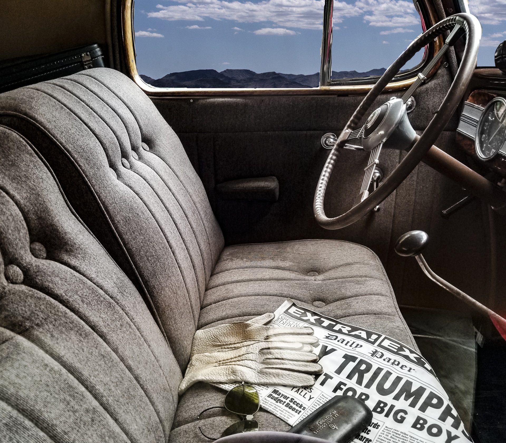 1939 Packard Vintage achtergrond
