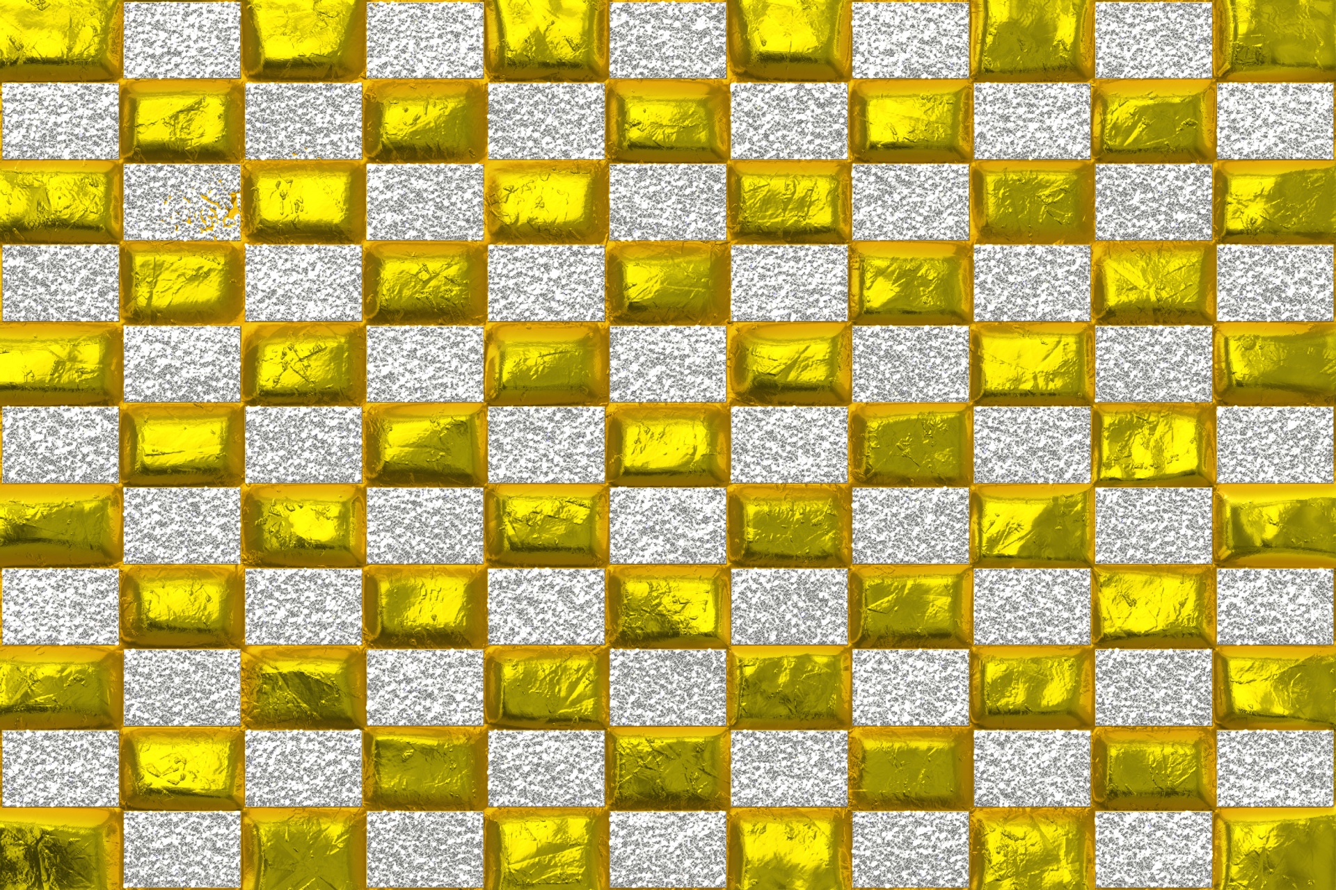Abstracte gouden bakstenen muur