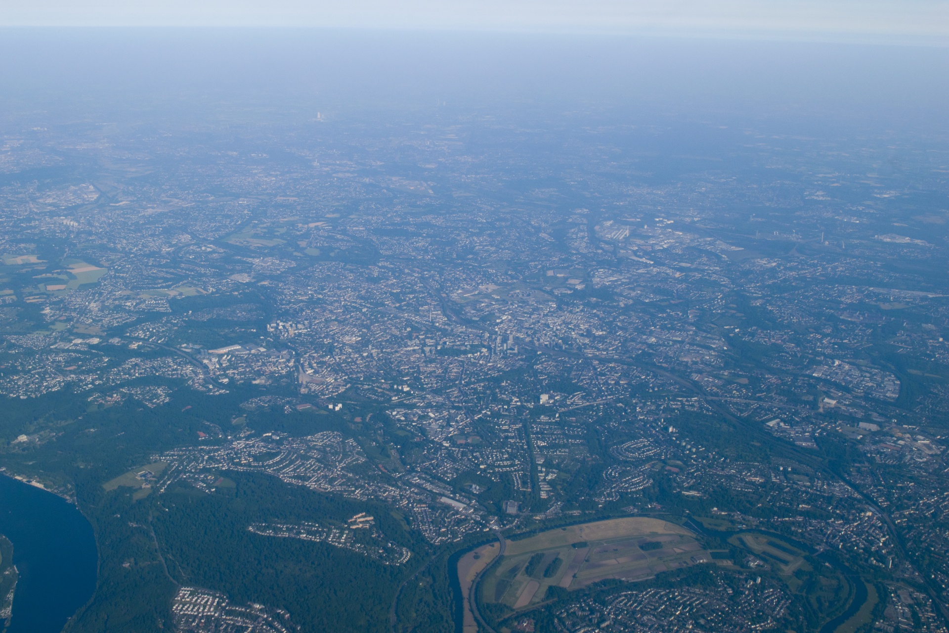 Airplane View Dusseldorf 925