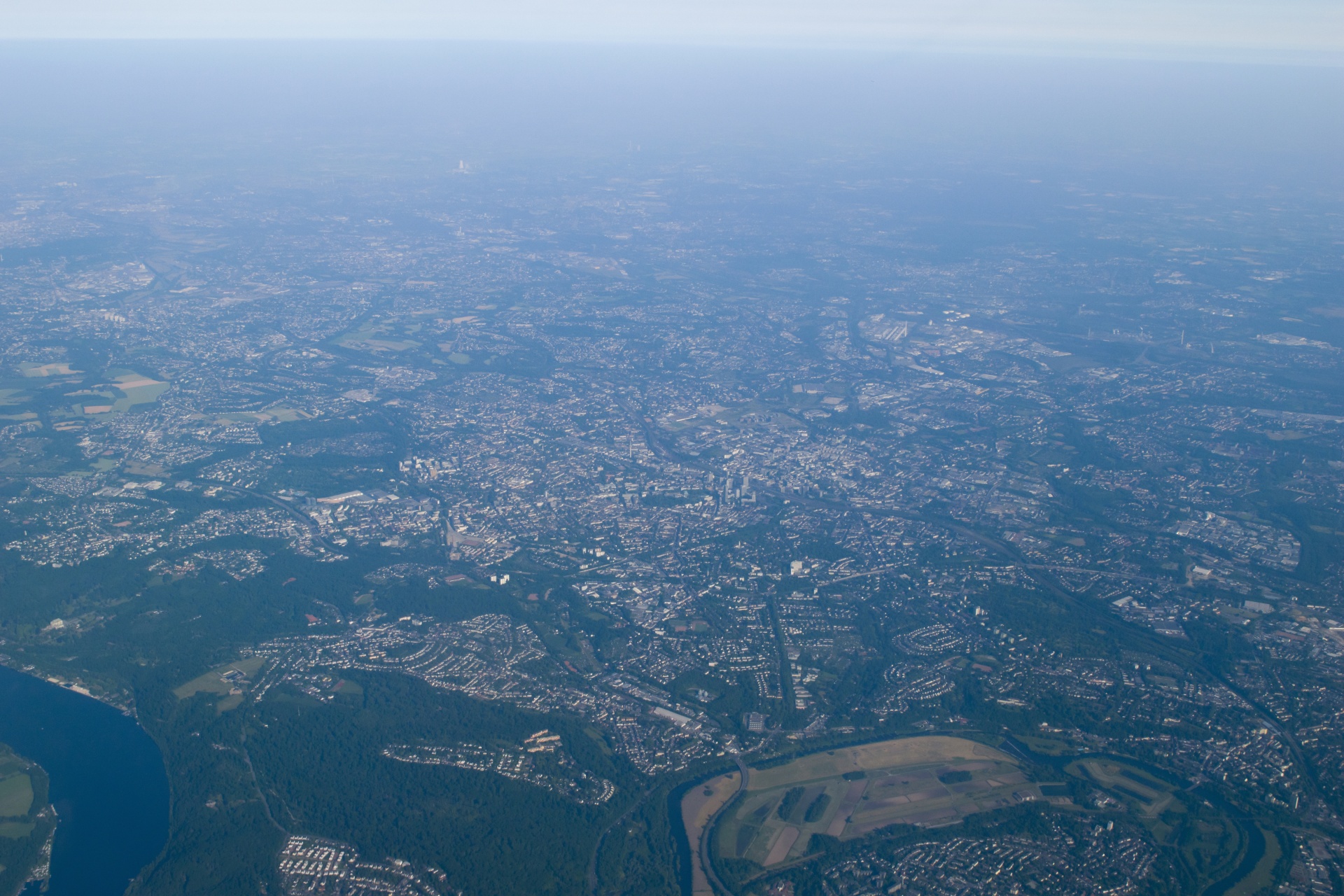 Airplane View Dusseldorf 926