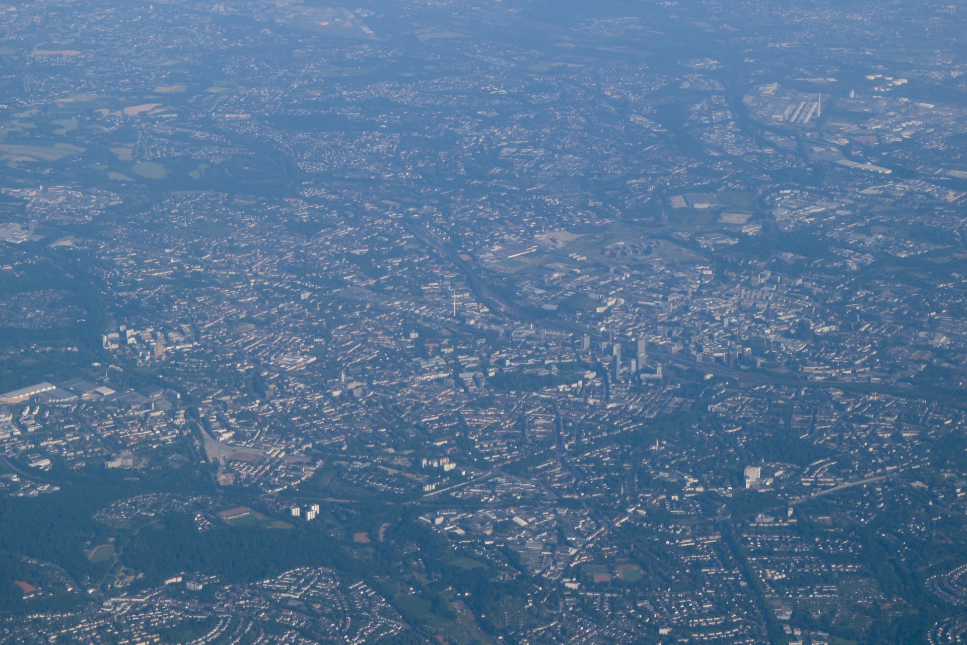 Airplane View Dusseldorf 927