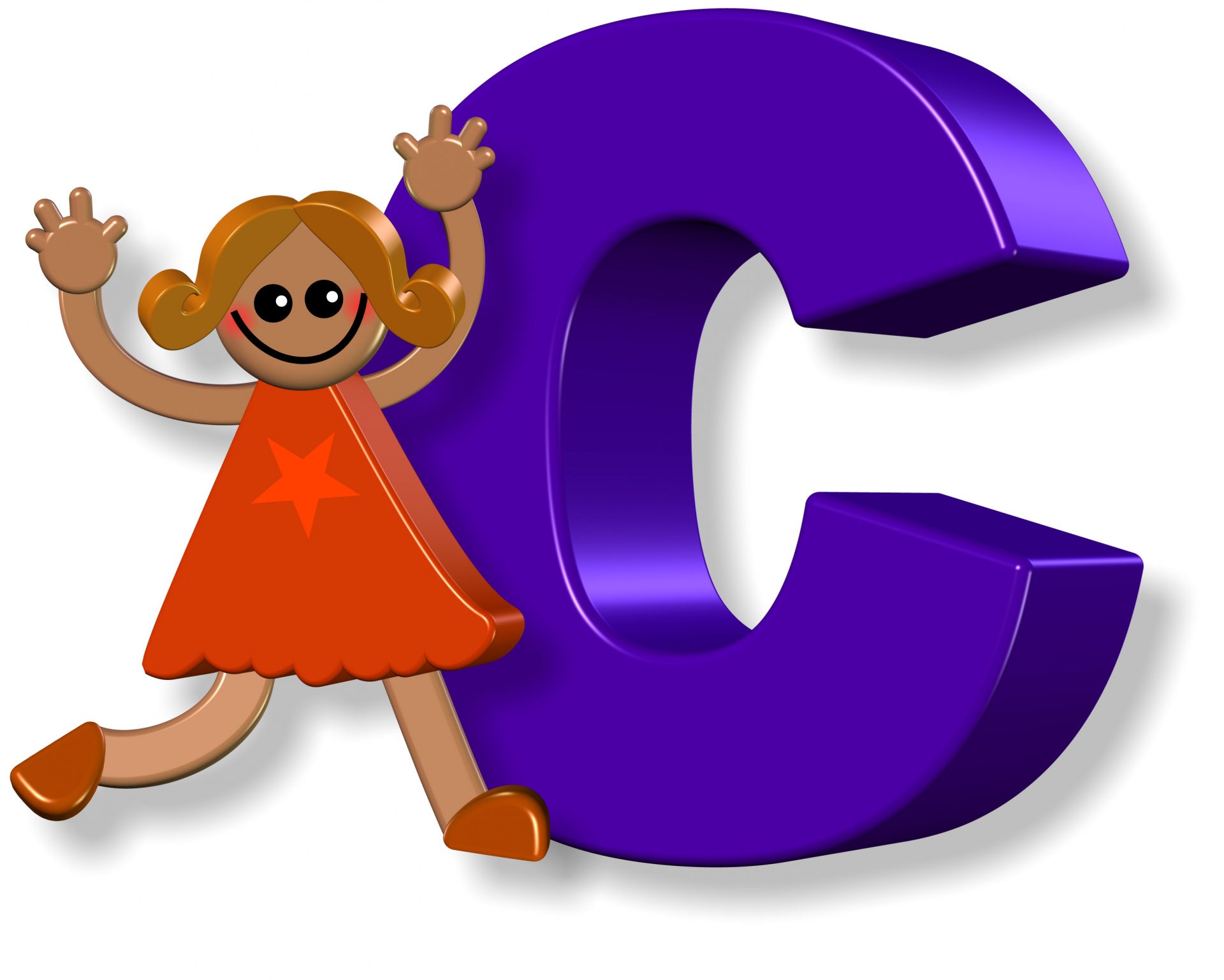 Alfabetet C Girl