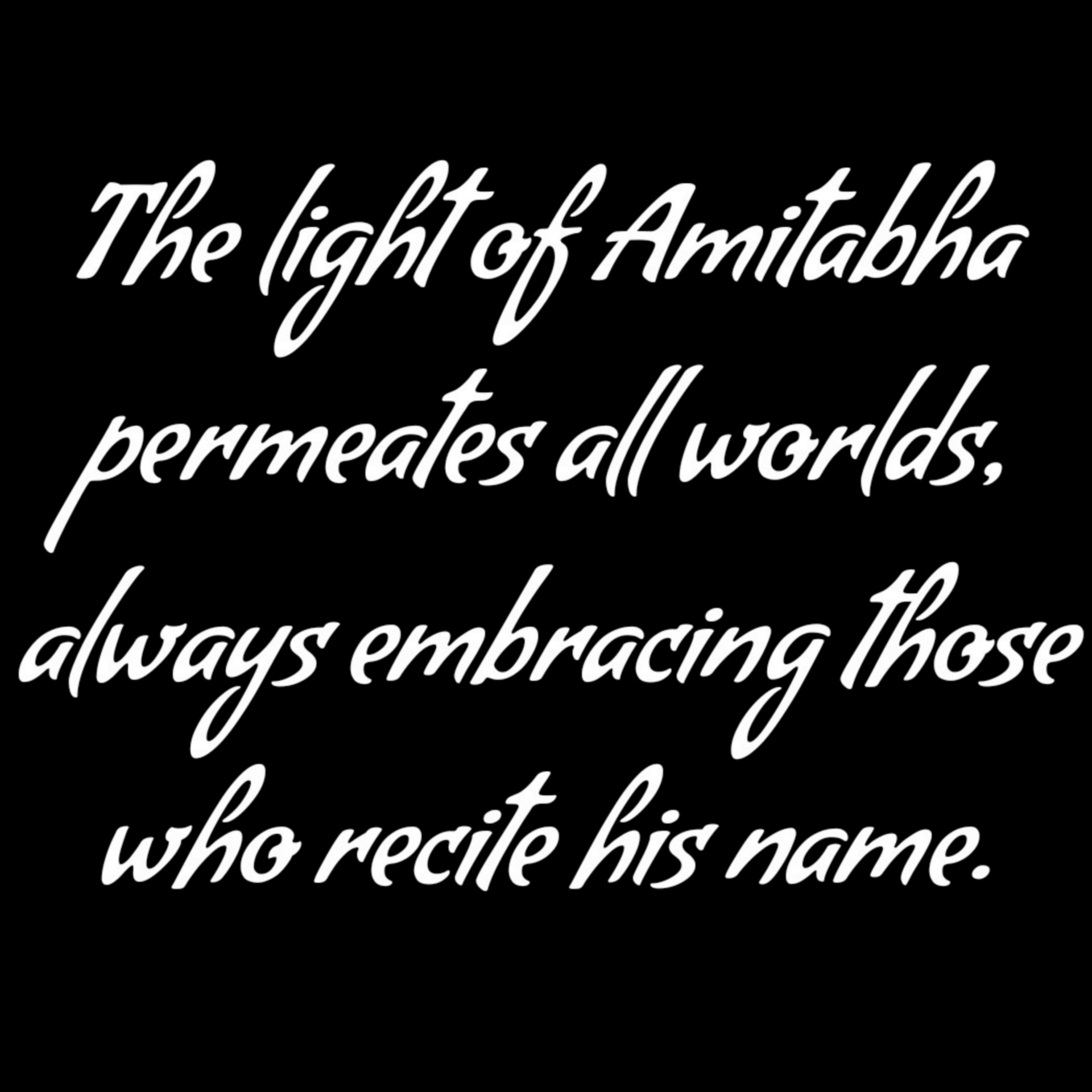 Amitabha Boeddha en zijn licht