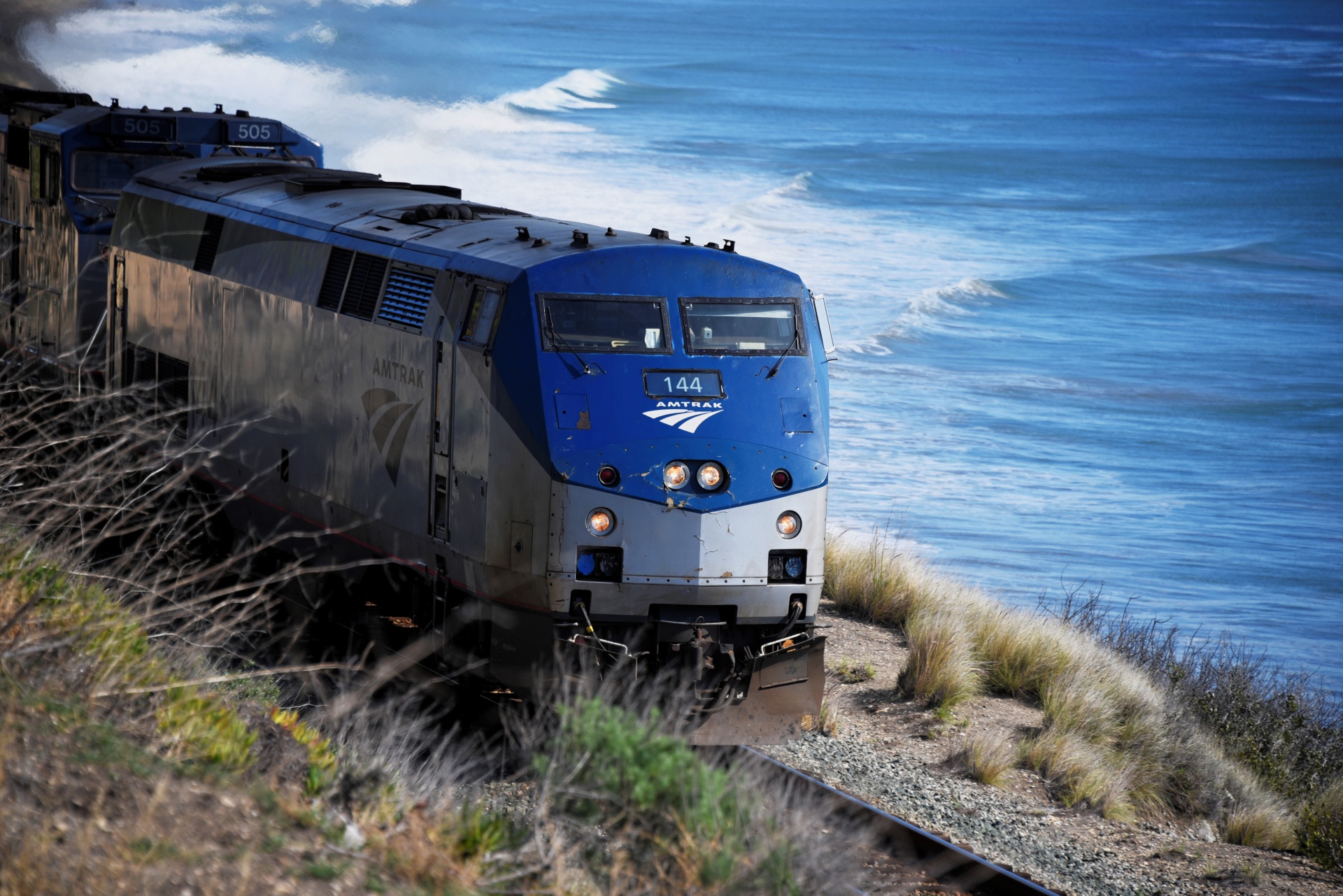 Amtrak-trein Ventura, Californië
