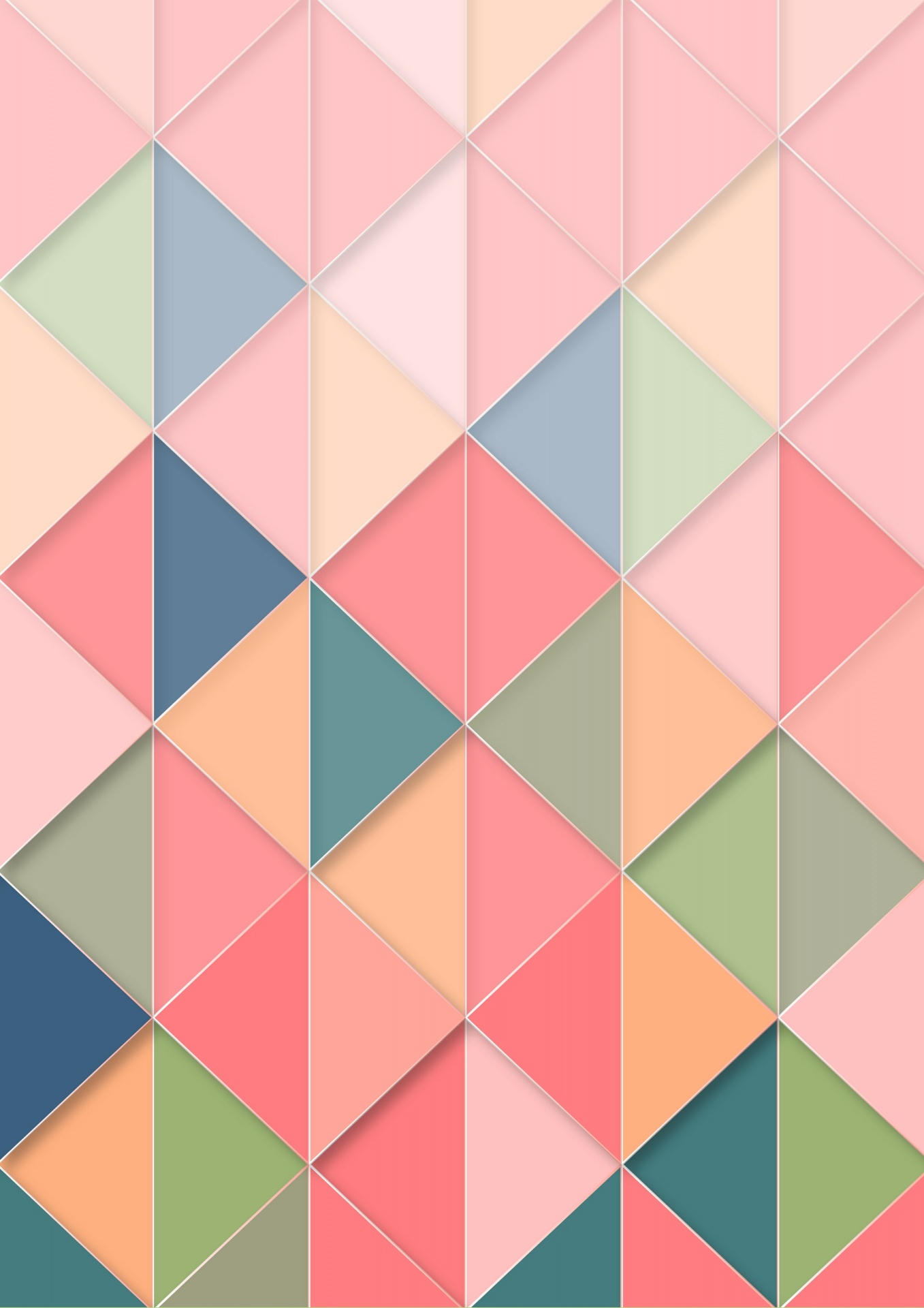 Achtergrond Kleurrijke Driehoeken