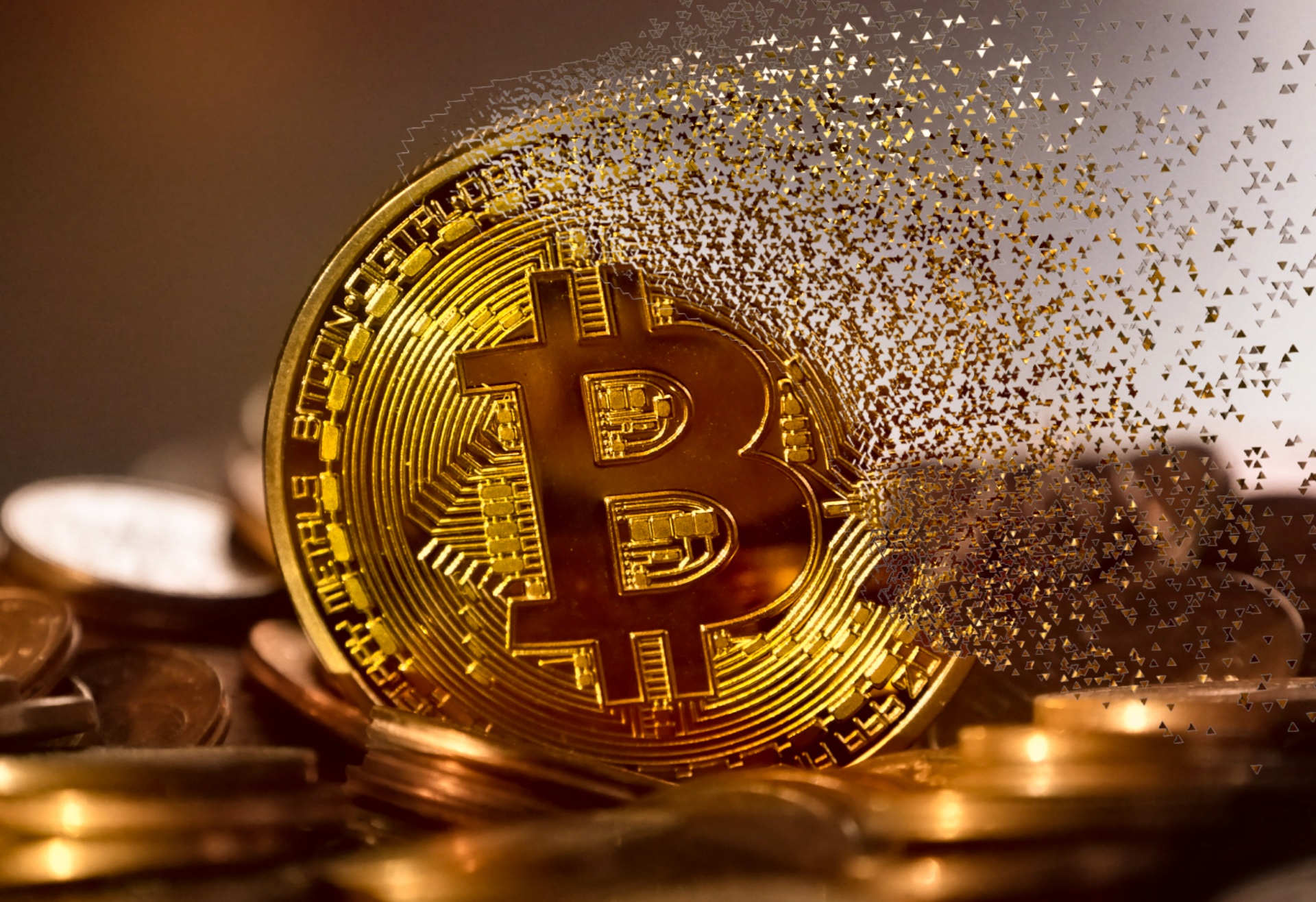 Bitcoin, denaro, decentralizzato,