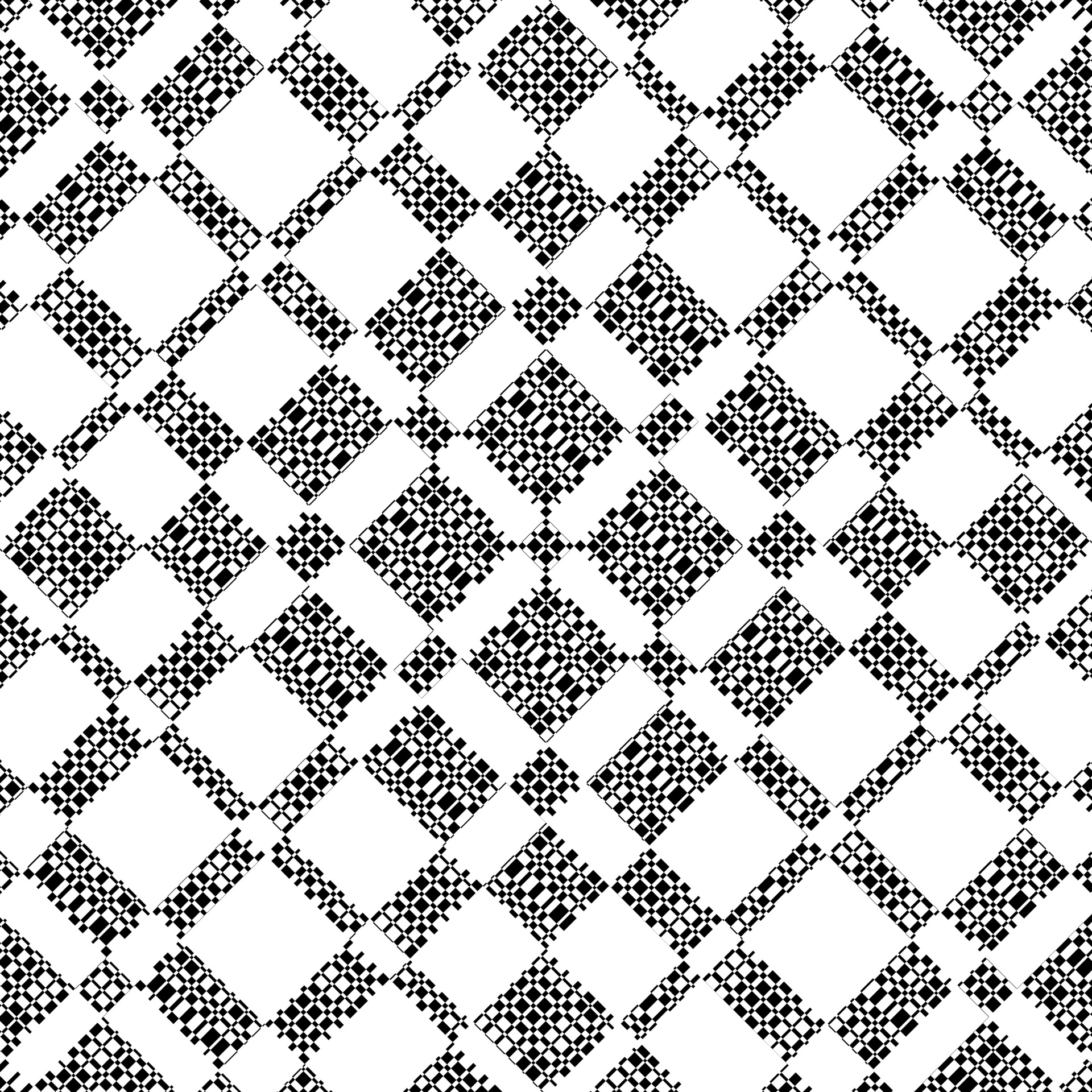 Zwart wit vierkantenpatroon