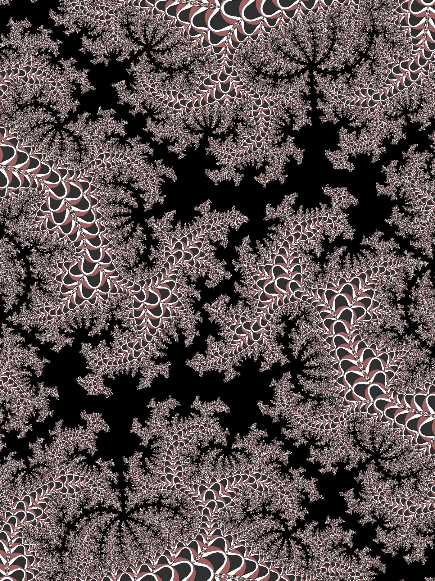 Blue fractale patroon