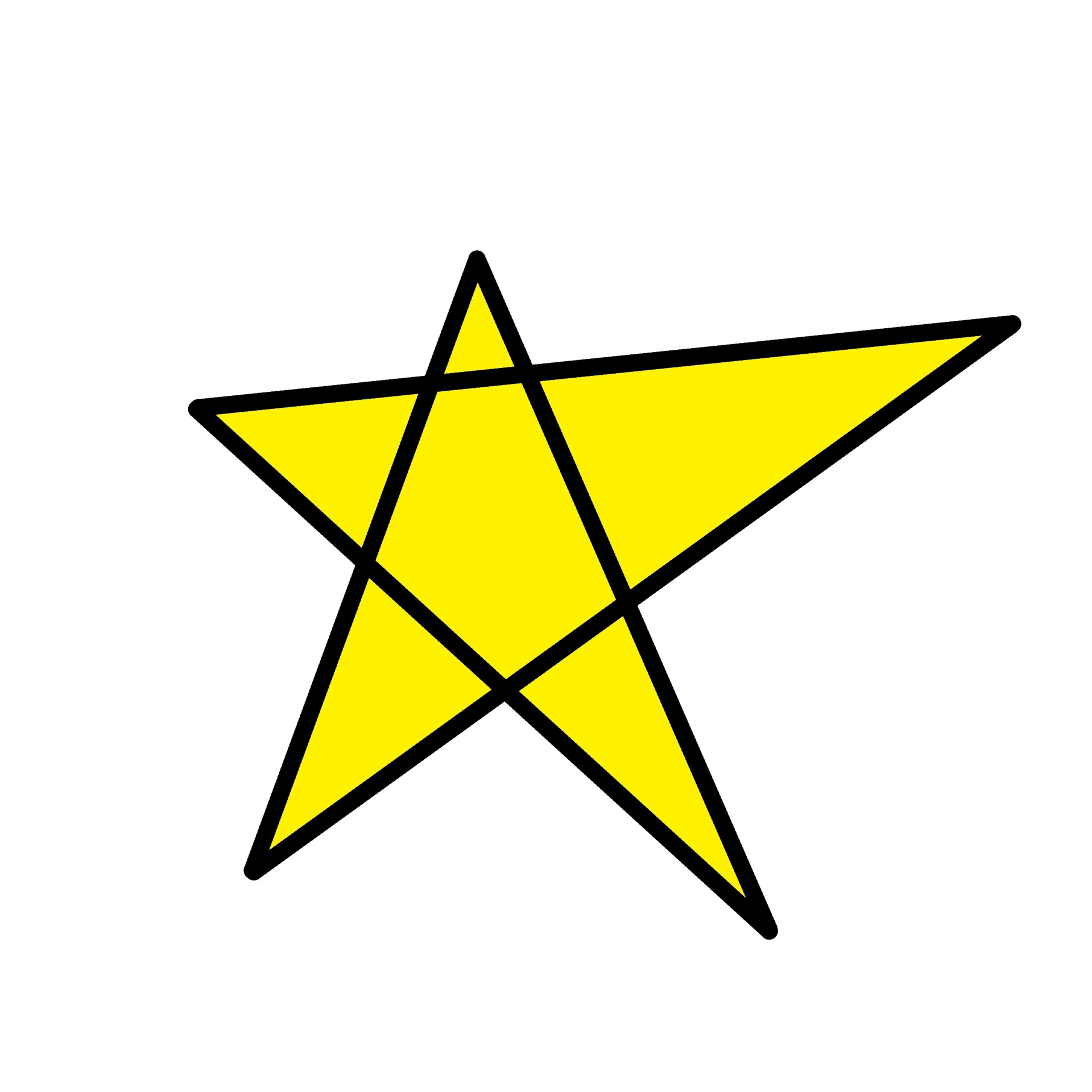 Heldergele ster