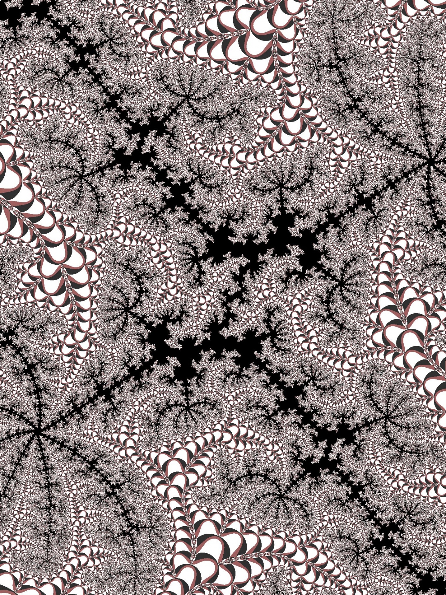 Bruin fractale patroon