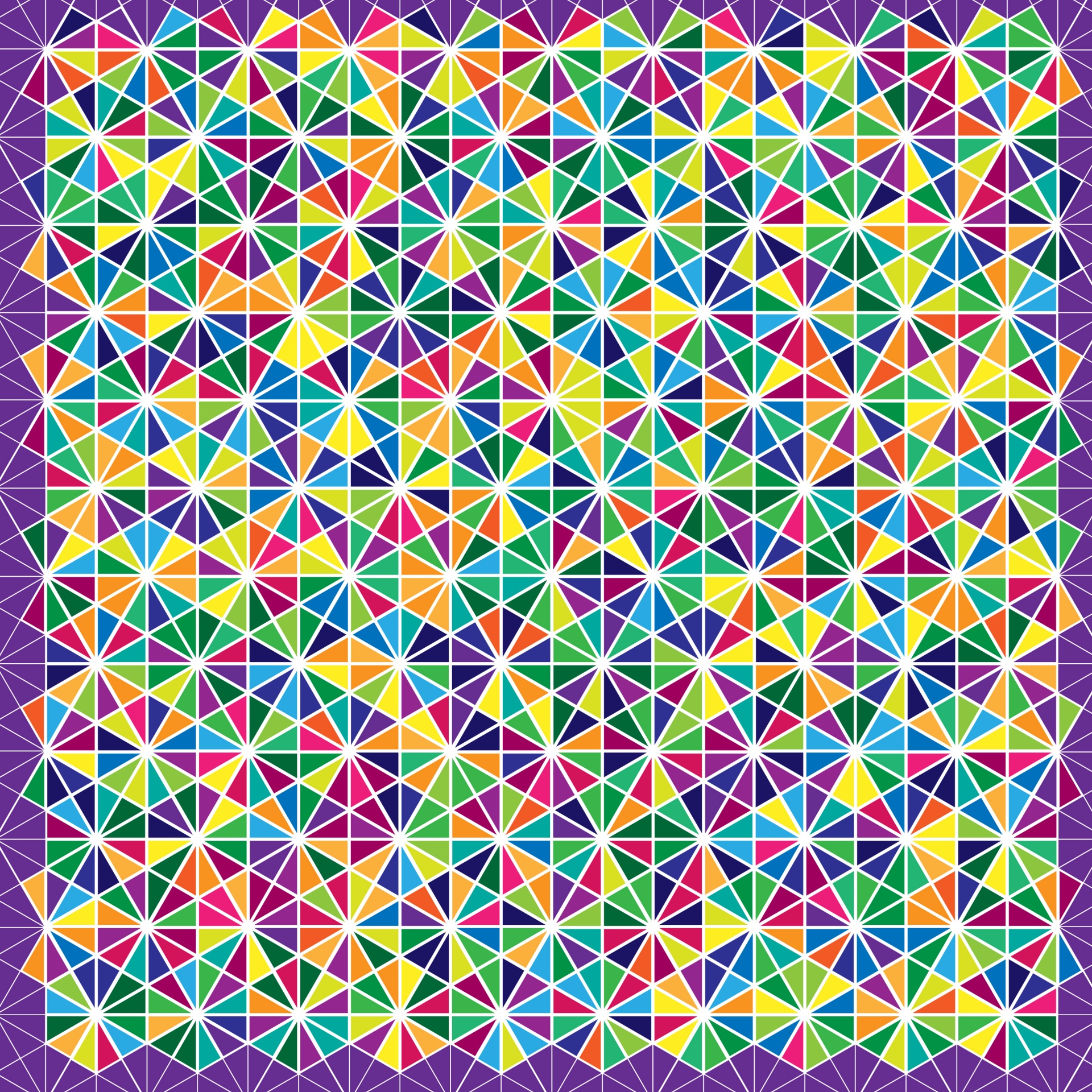 Gekleurde driehoeken mozaïek achtergrond