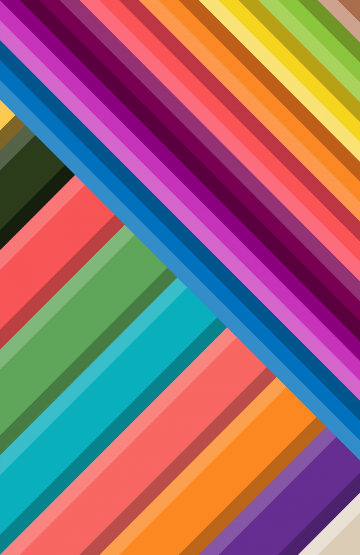 Kleurrijke 3D-strepen achtergrond
