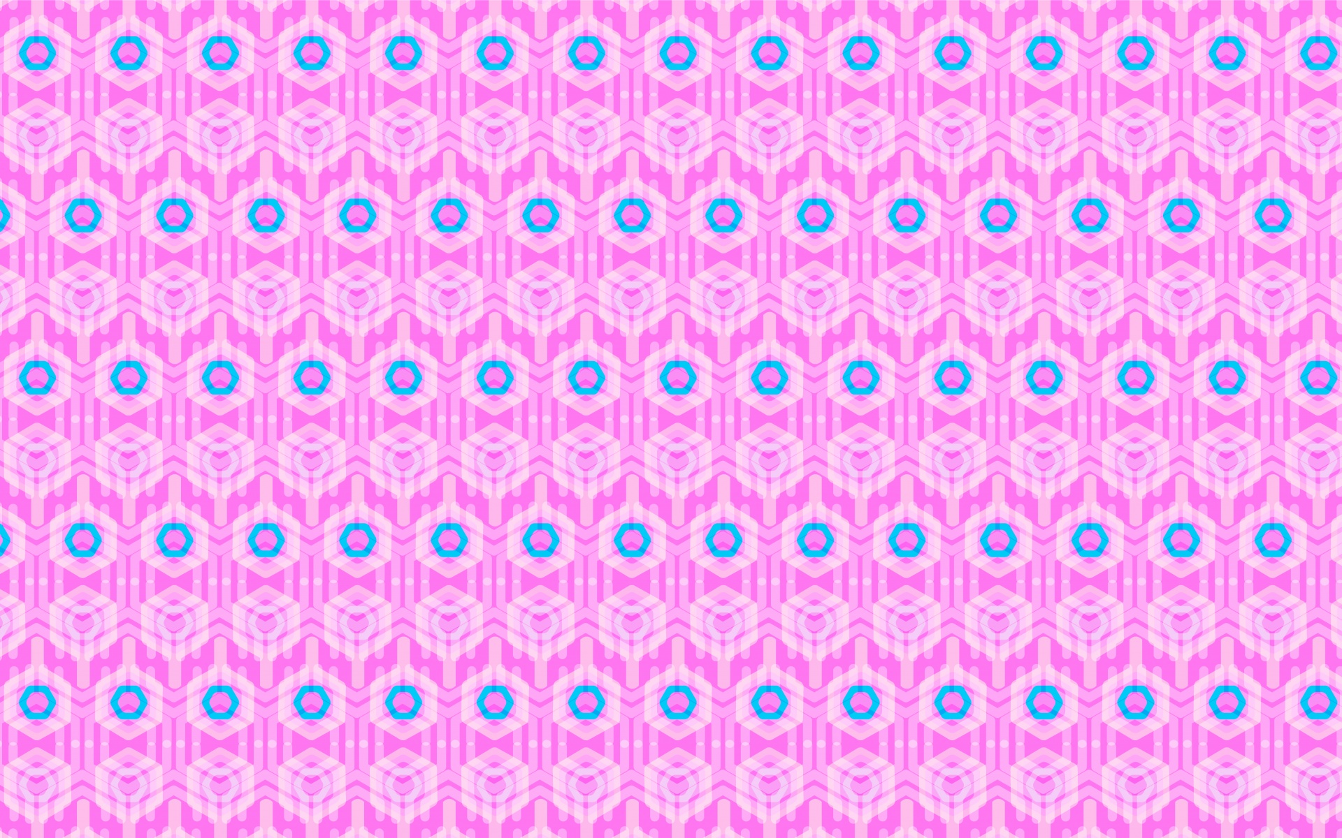 Kleurrijk roze zeshoekenpatroon