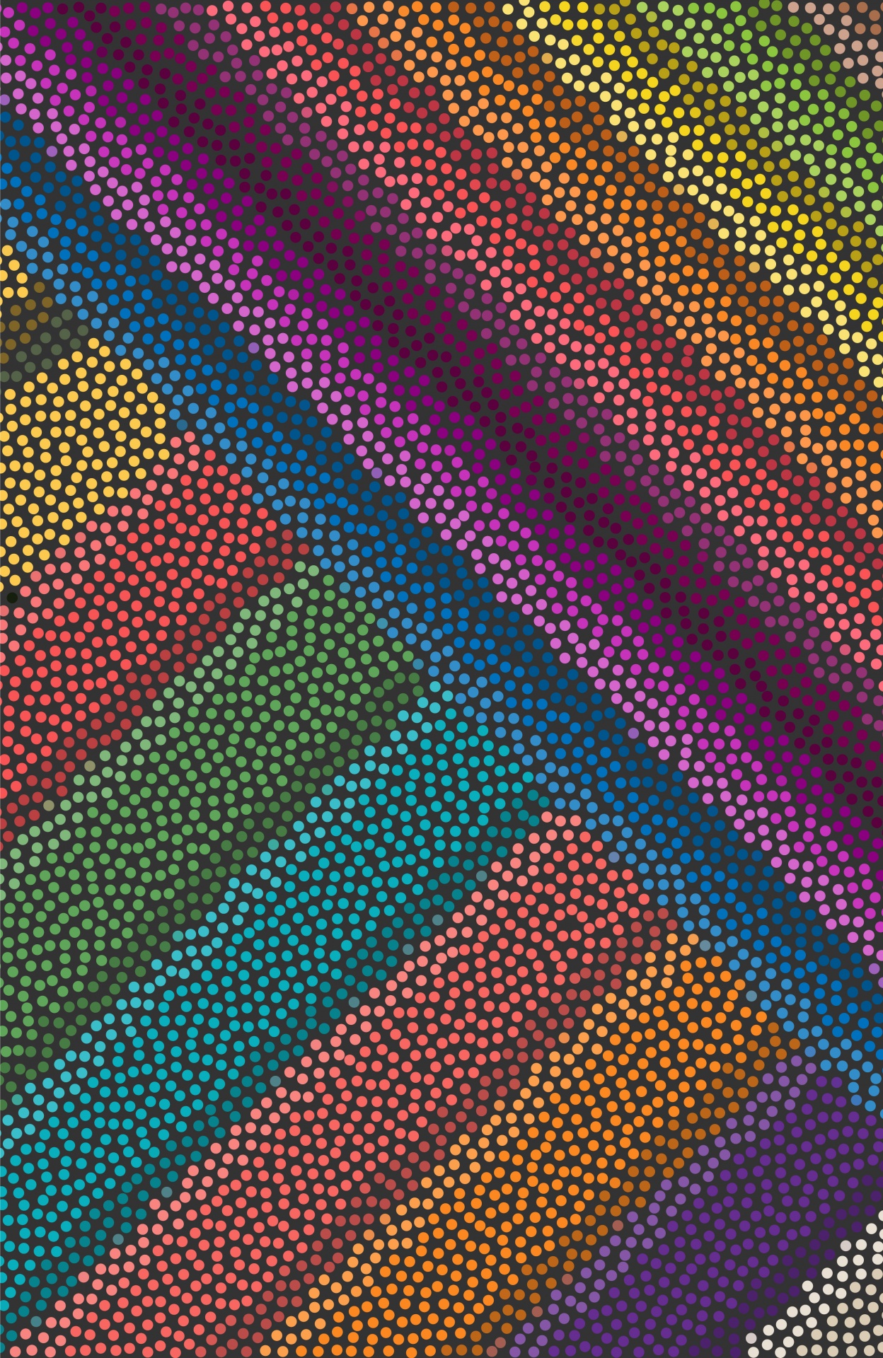 Colorful Stippled Background