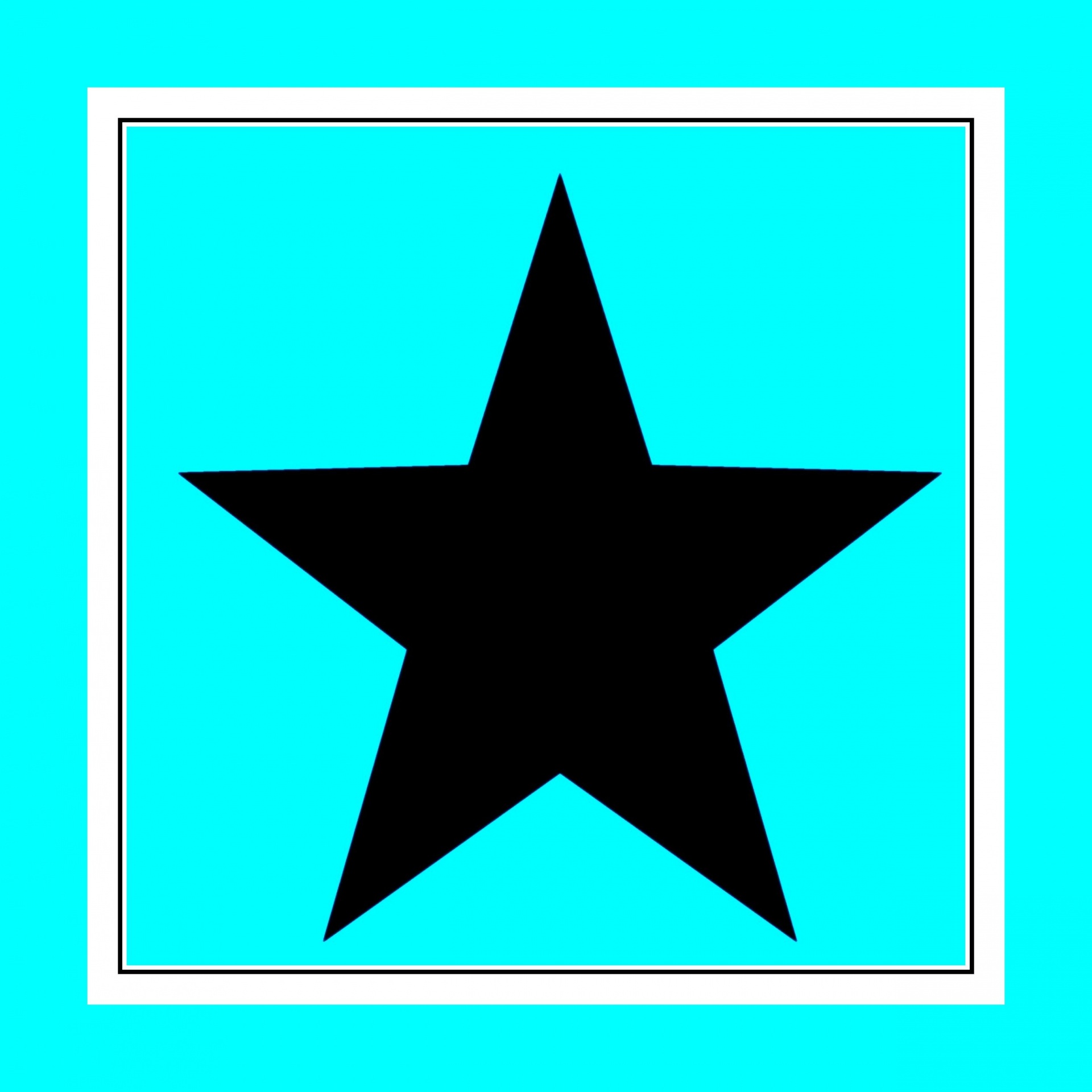 Decoratieve vijfpuntige ster