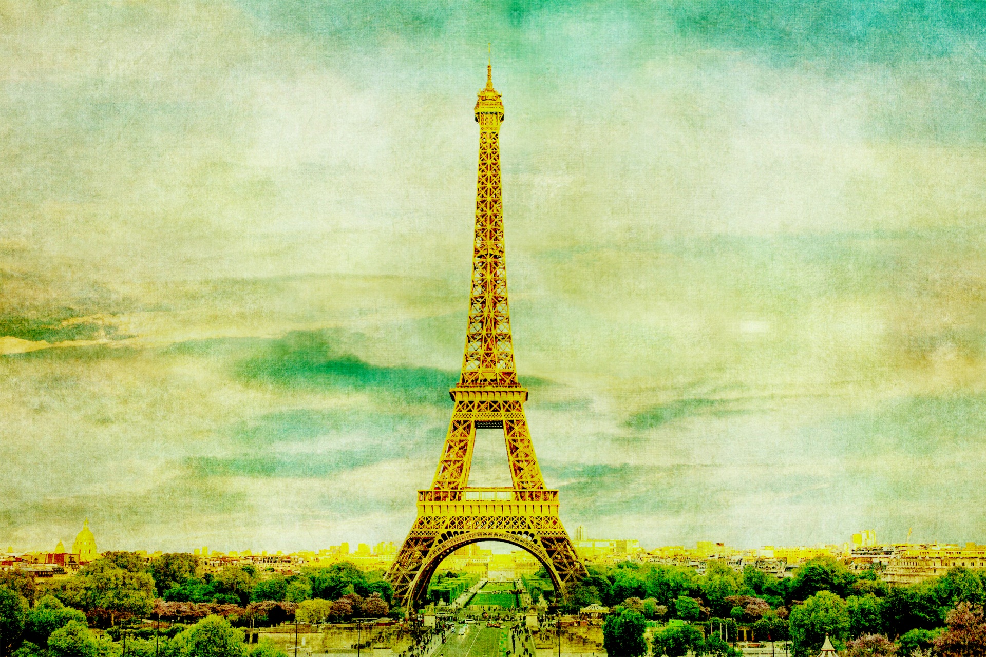 艾菲尔铁塔巴黎法国