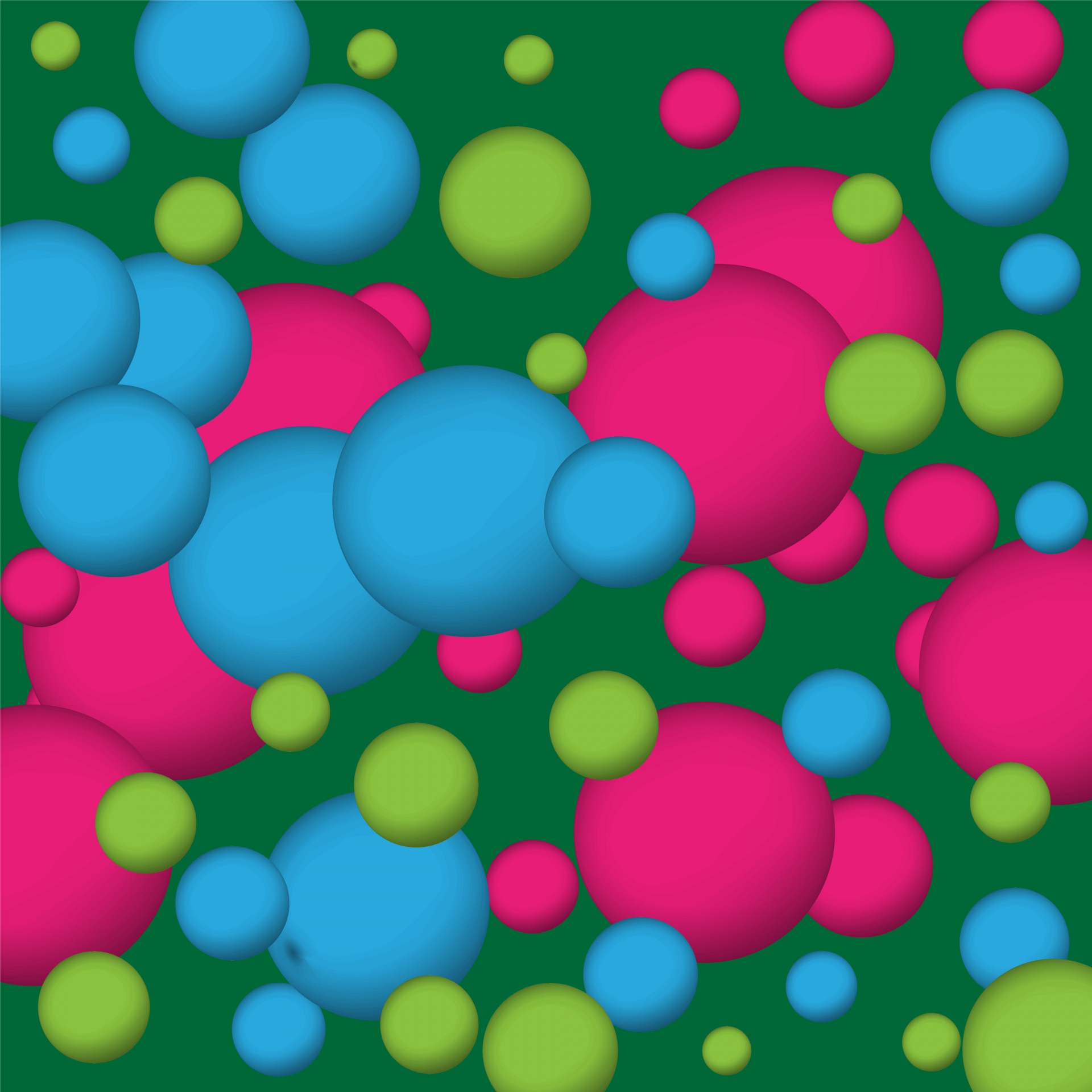 Floating Colorful 3D Background