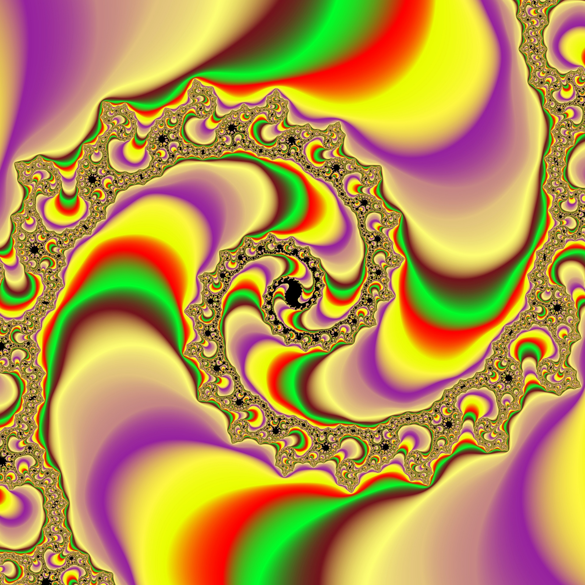 Fractal spiralen